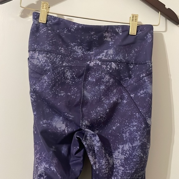 All In Motion Women's Leggings Contour Power Waist 7/8 | XS Purple High Rise - Picture 7 of 7